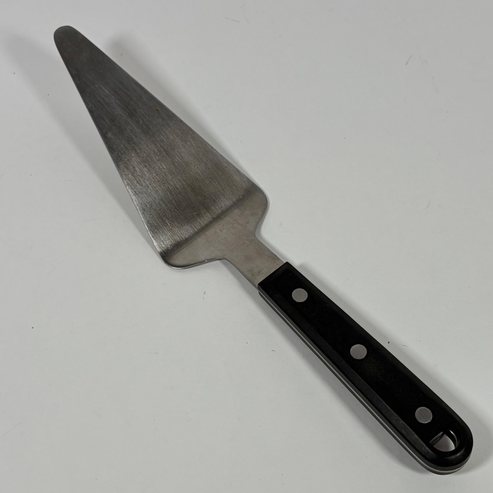 Vintage Revere Ware 10.75" Pie Slicer Dessert Spatula Black Riveted Handle 1801